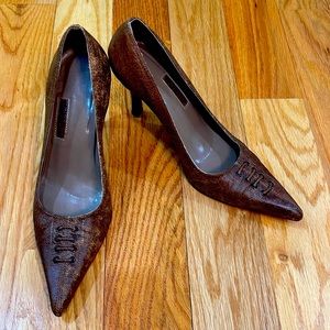 **Schultz Bounty 3.5” heels size 7